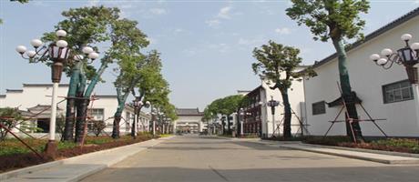 贾湖酒业安博（中国）一站式服务平台厂区主干道